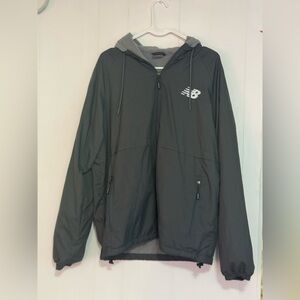 New Balance Men's Charcoal Windbreaker